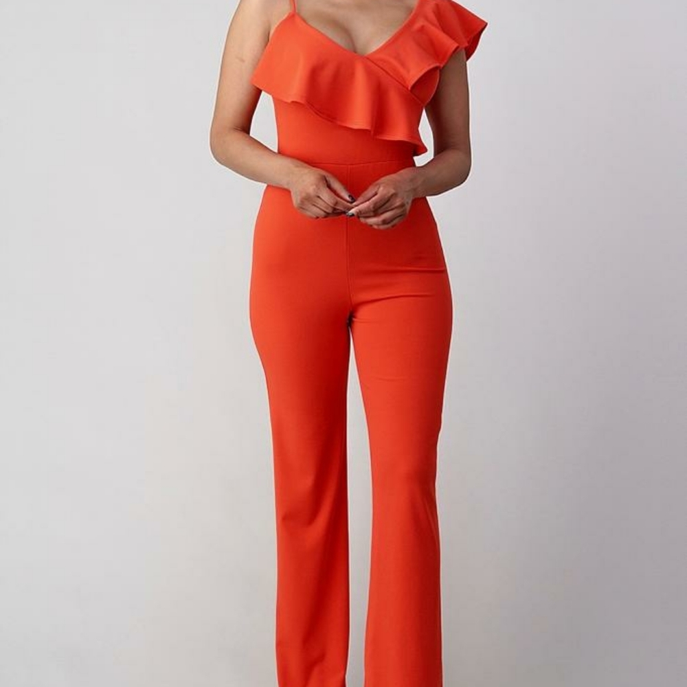 Ruffle jumpsuit